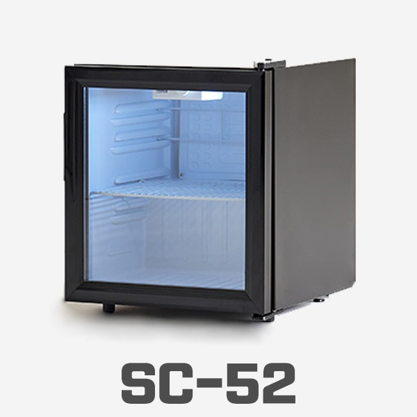 프리탑 SC-52블랙 소형 미니 음료수 쇼케이스 냉장고